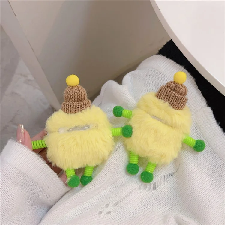 Pour Apple AirPods Pro Étui de transport en peluche chaude Boîtier de protection pour homme du printemps