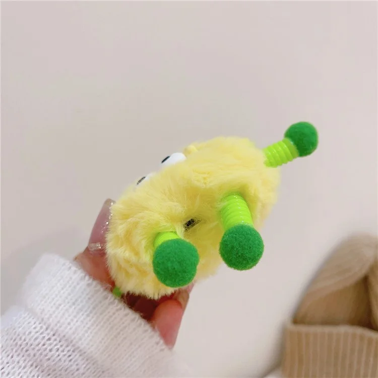 Per AirPods con custodia di ricarica (2016) / (2019) / AirPods con custodia di ricarica wireless (2019) Protective Cover Cartoon Fur Warm Case