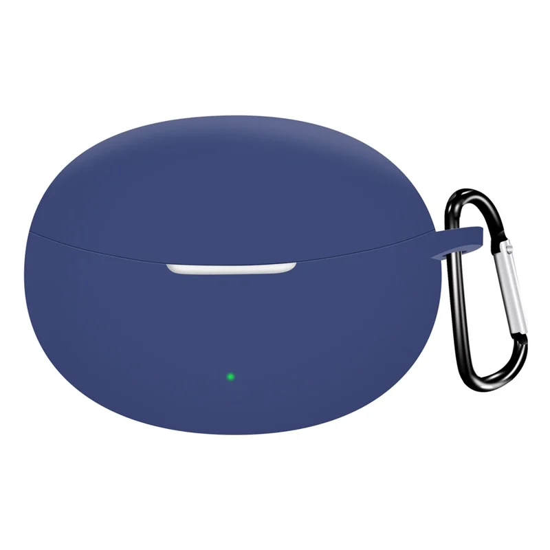 For OPPO Enco Air3 Pro Bluetooth-compatible Earphone Silicone Case Anti-dust Protective Cover - Dark Blue