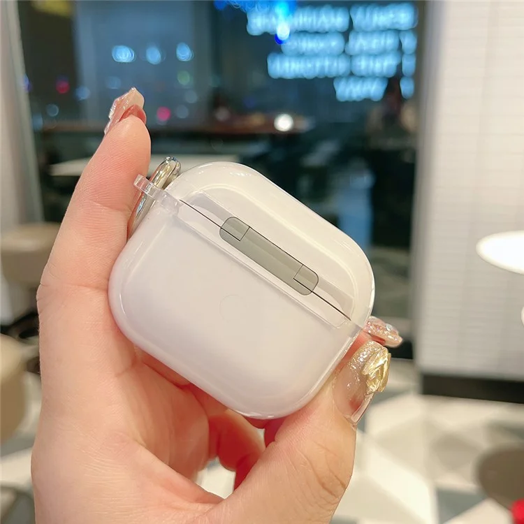 Para Apple AirPods Pro Protective Case TPU Portable Earphone Cover with Hand Strap - Shell Pattern
