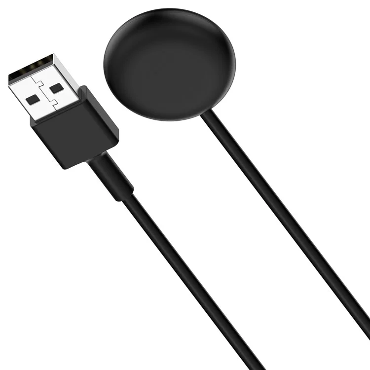 100cm Charging Dock for Google Pixel Watch 3 45mm / 41mm / Watch 2 / Fitbit Ace LTE Charger Magnetic Charging Cable - Black / USB Interface