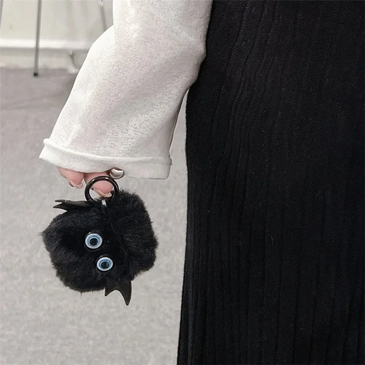 Für Apple AirPods mit Ladecase (2016) / (2019) / AirPods mit kabellosem Ladecase (2019) Case Fluffy Little Demon Cover - mit Hut