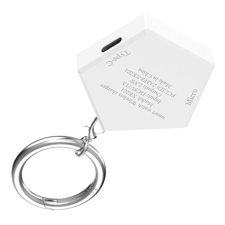 Drahtloser Ladegerät für Huawei Watch GT 5 46mm 41mm / GT 4 41mm 46mm Tragbarer Ersatz-USB-Ladestation-Adapter - Weiß