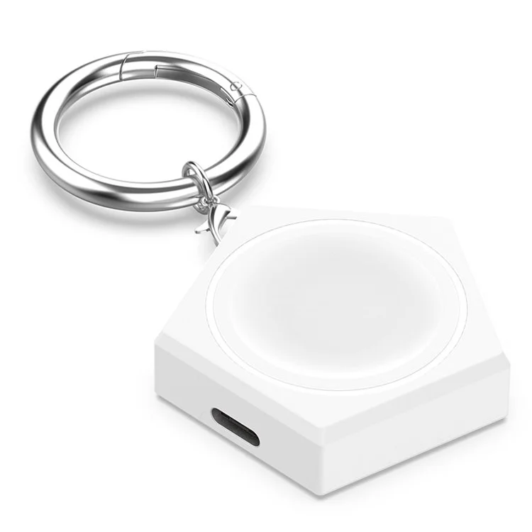 Drahtloser Ladegerät für Huawei Watch GT 5 46mm 41mm / GT 4 41mm 46mm Tragbarer Ersatz-USB-Ladestation-Adapter - Weiß