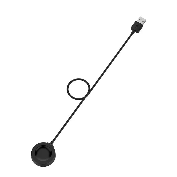 Para Huawei Watch GT 4 de 41 mm y 46 mm / Honor Watch 4 Pro Cargador magnético Dock 1m Cable de cuna USB - Negro