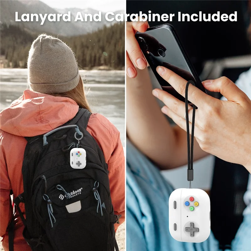 AHASTYLE PT-DD04 For Apple AirPods Pro 2 Game Console Design Split Silicone Protective Cover Earphone Case - White