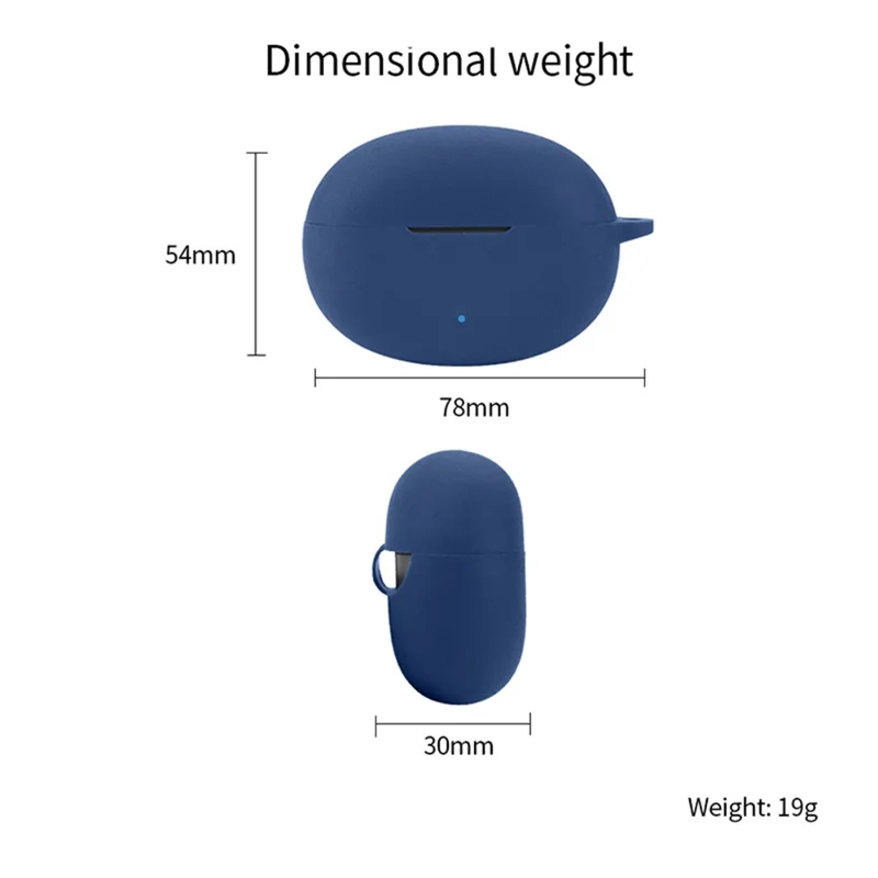 Custodia in Silicone per Auricolari Bluetooth Honor Wingcloud X5s Pro, Protezione in Silicone/TPU - Bianco