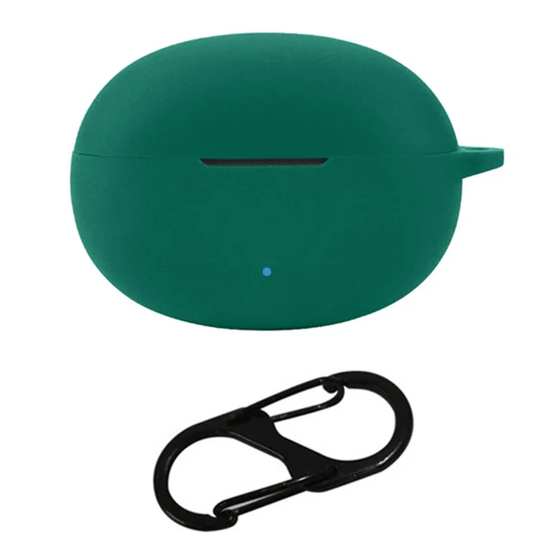 For Honor Wingcloud X5s Pro Bluetooth-compatible Earphone Silicone Case Protective Cover - Blackish Green