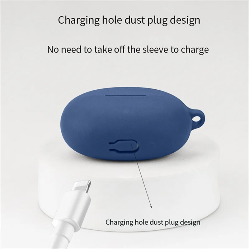 For Honor Wingcloud X5s Pro Bluetooth-compatible Earphone Silicone Case Protective Cover - Blackish Green