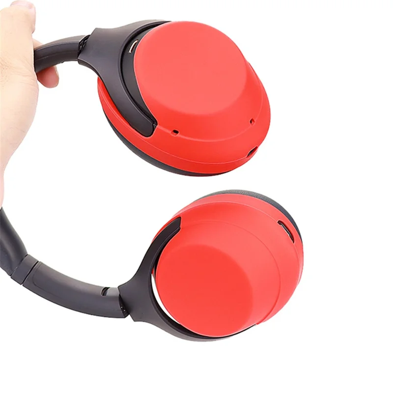 زوج 1 من غطاء واقي للسماعات من سوني WH-1000XM4، غطاء سيليكون للكأس - أزرق داكن