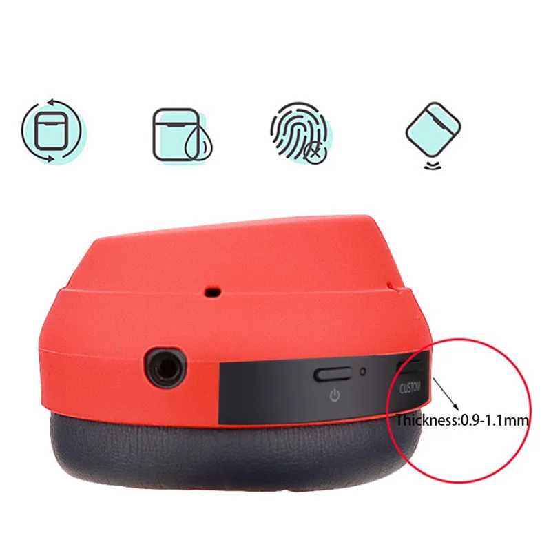 زوج 1 من غطاء واقي للسماعات من سوني WH-1000XM4، غطاء سيليكون للكأس - أزرق داكن