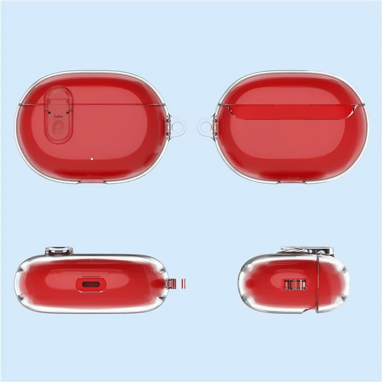 For Beats Studio Buds / Buds+ Clear Case TPU+PC Full-Body Protection Cover - Transparent