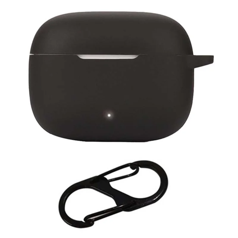 For HONOR LCHSE X5i Shockproof Silicone Case Bluetooth-compatible Headset Sleeve Cover with Buckle - Black