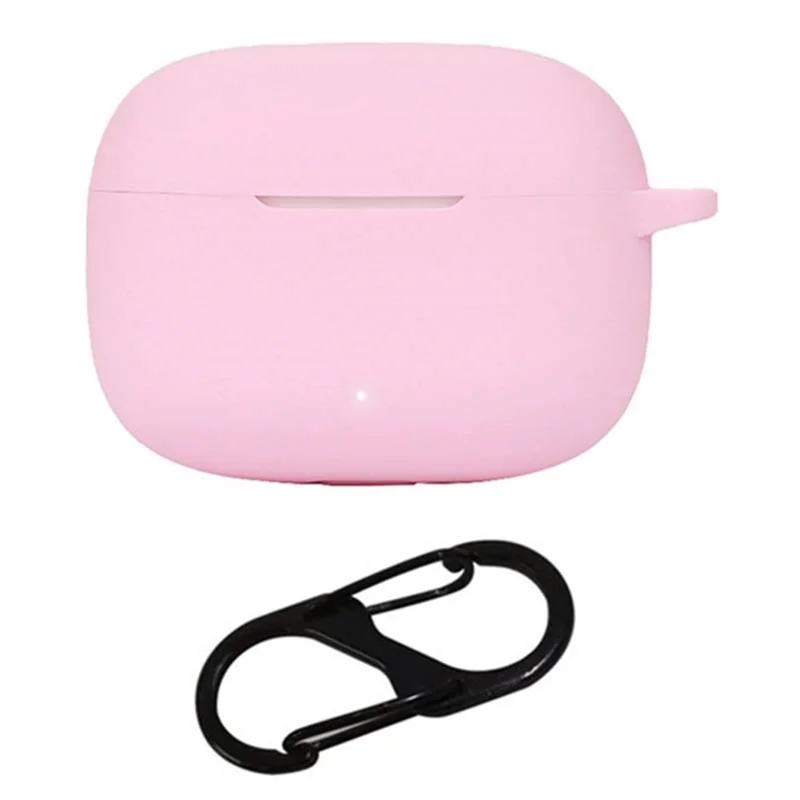 For HONOR LCHSE X5i Shockproof Silicone Case Bluetooth-compatible Headset Sleeve Cover with Buckle - Pink