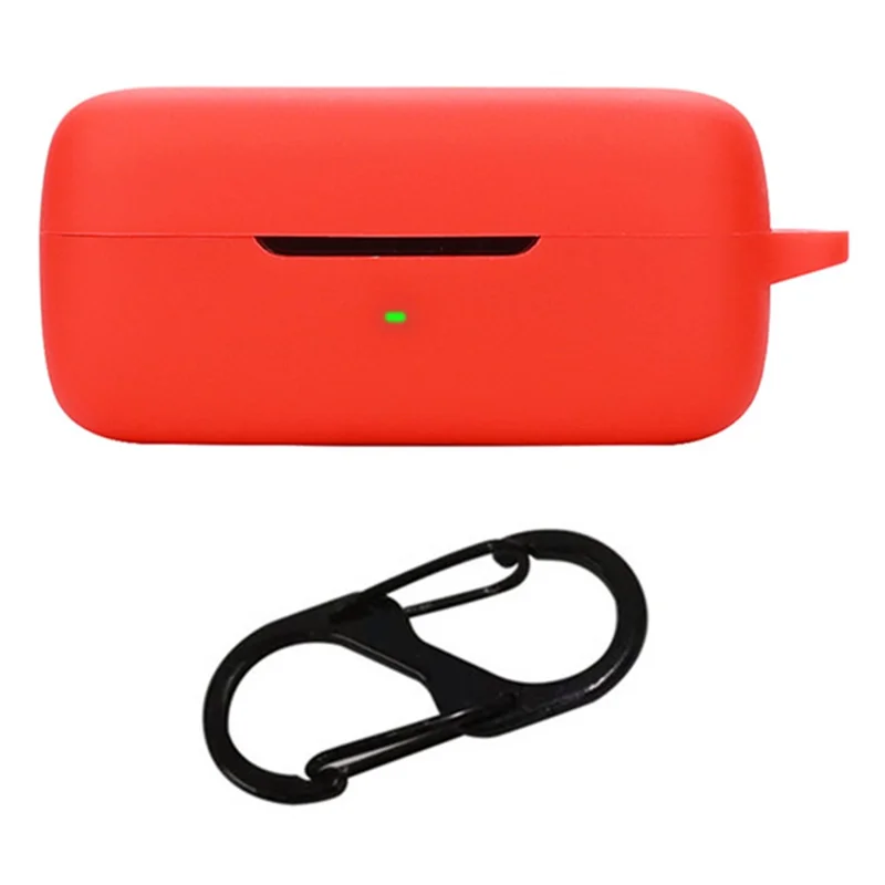 TWS-headsæt sleeve til EarFun Free Pro 3 ørepude dæksel silikonekapsel med spænde - Rød