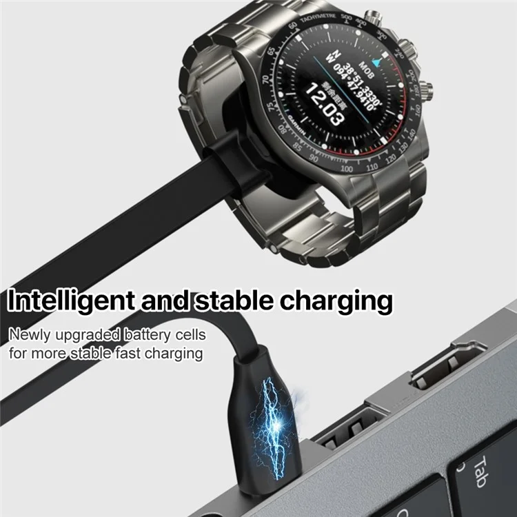 1м Кабель для зарядки Type-C для часов Garmin MARQ 2 Athlete / Adventurer / Captain Smart Watch Зарядная станция