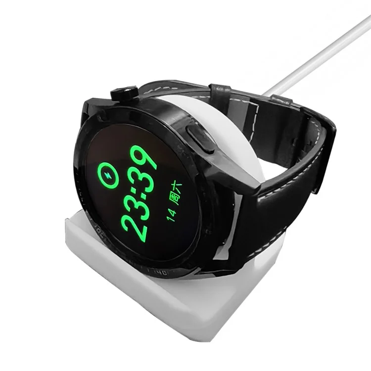 For Aigo GT8 / GT3 / GTV2 Silicone Charger Holder Anti-Slide Smart Watch Charger Stand - Black