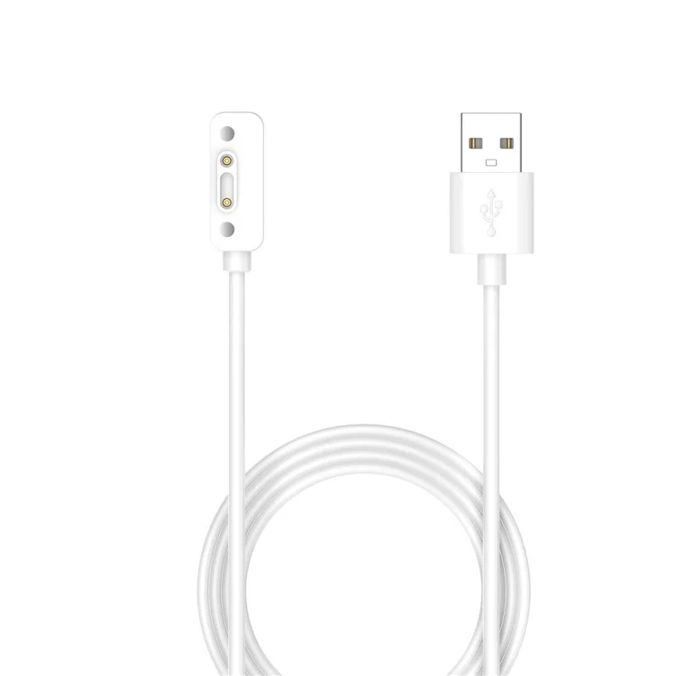 Зарядное устройство для смарт-часов Xplora X6 Play, кабель с магнитным USB-разъемом, 100 см - белый