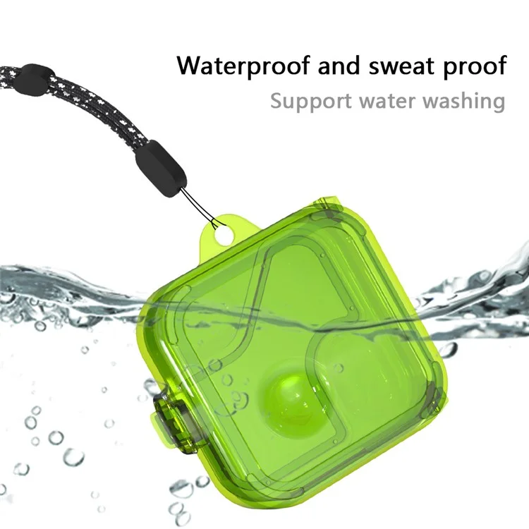 Für Nothing Ear (2) Anti-Scratch PC-Hülle Bluetooth-Kopfhörer-Sleeve Ohrhörer-Cover - Transparentes Gelb