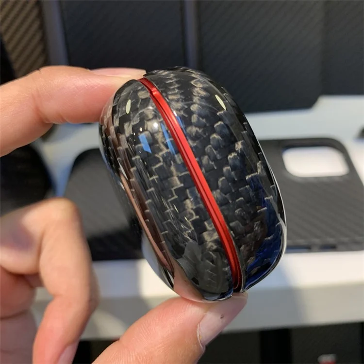 Für Samsung Galaxy Buds Pro Aramid-Faser-Etui Bluetooth-Headset-Hülle Kopfhörer-Cover - Glänzendes Schwarz
