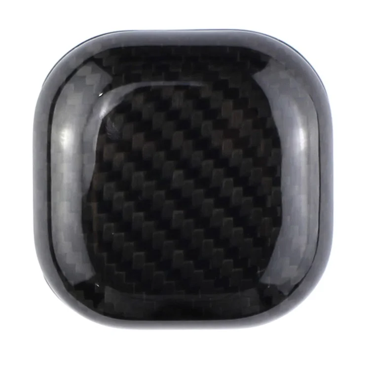 Für Samsung Galaxy Buds Pro Aramid-Faser-Etui Bluetooth-Headset-Hülle Kopfhörer-Cover - Glänzendes Schwarz