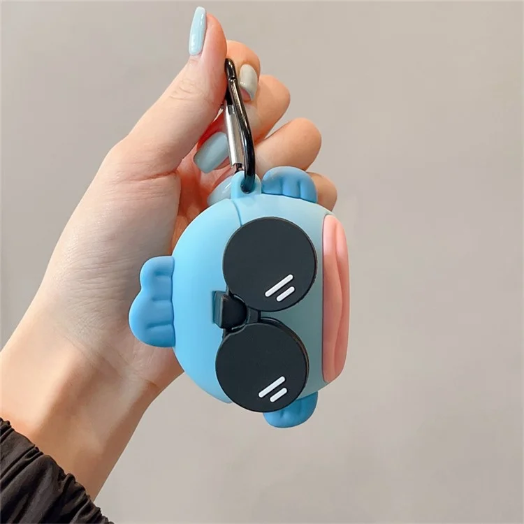 Per Apple AirPods 3 Cartoon Clownfish Silicone Cover Anti-drop Earphone Protective Case with Hanging Buckle