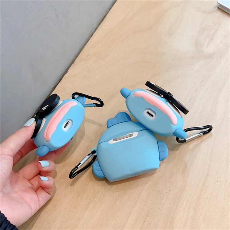 Per Apple AirPods 3 Cartoon Clownfish Silicone Cover Anti-drop Earphone Protective Case with Hanging Buckle