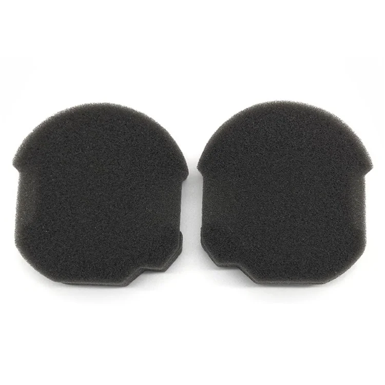 1 par de almohadillas para Sony WH-1000XM5 de cuero de proteína y espuma de memoria - Plata platino