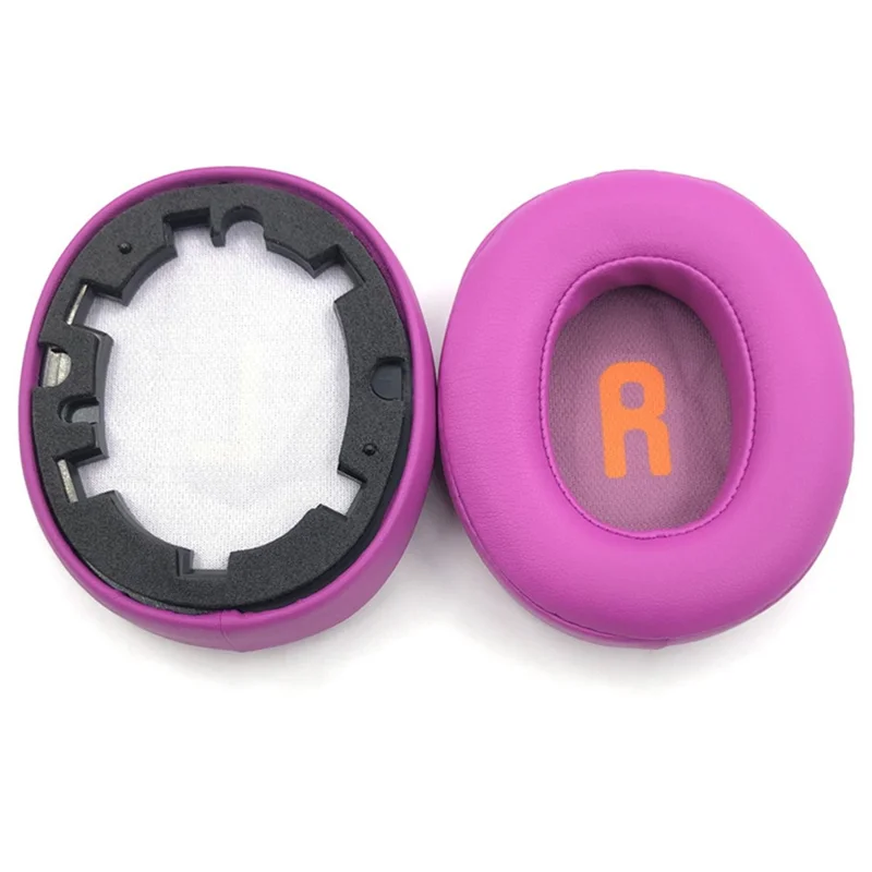 1 Pair For JBL JR460NC Headset Ear Cushions Protein Leather + Memory Foam Replacement Earpads - Rose