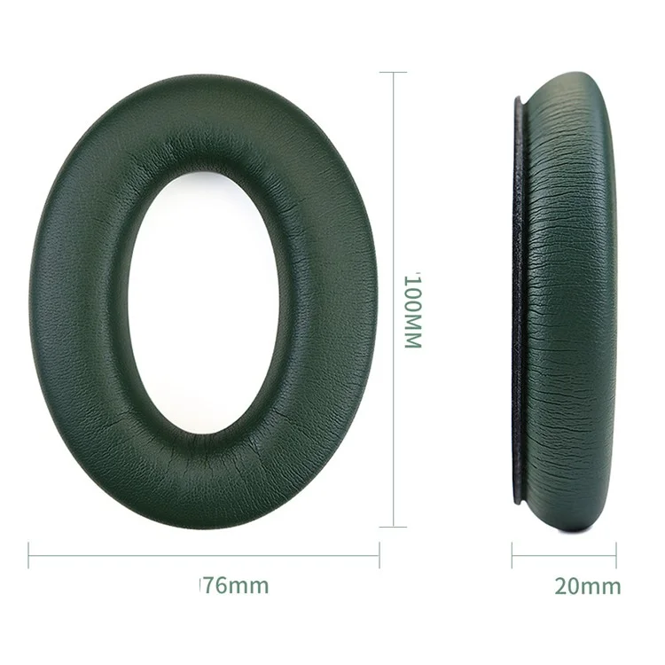 For BOSE QuietComfort 45 Protein Leather Headphone Ear Cushions with Mini Crowbar - Army Green