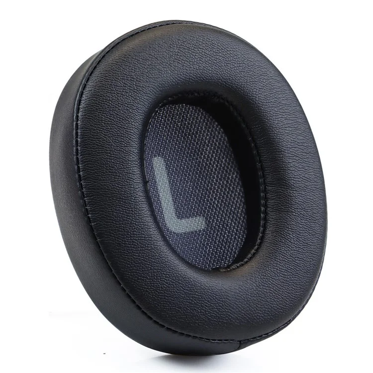 1 Pair For JBL TUNE 700BT / 710BT / 750BTNC / 760NC Protein Leather Earpads Cushions + Crowbar - Black