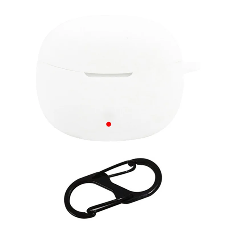 For EDIFIER X5 Pro Silicone Case Bluetooth-compatible Headset Sleeve Cover with Buckle - White