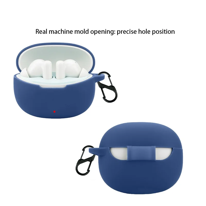 For EDIFIER X5 Pro Silicone Case Bluetooth-compatible Headset Sleeve Cover with Buckle - White