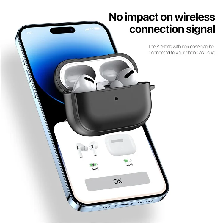 Dux Ducis Série PECC Para Apple AirPods 3 Earbud Caso Caso de Rhombus Cober - Preto