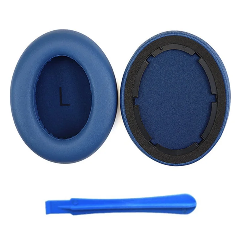 For 1MORE SonoFlow 1 Pair Headphone Earpads Sponge Earmuffs with Crowbar - Blue