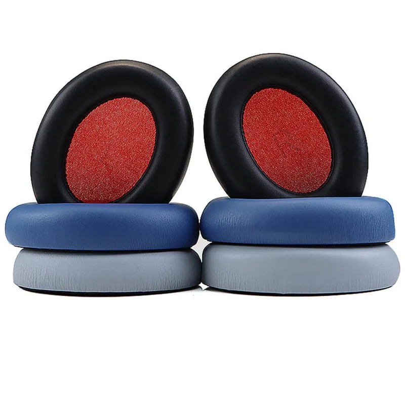 For 1MORE SonoFlow 1 Pair Headphone Earpads Sponge Earmuffs with Crowbar - Blue