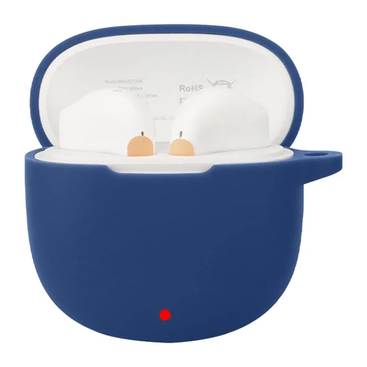Pour QCY AilyBuds Lite Écouteurs sans fil Étui de protection en silicone - Bleu foncé