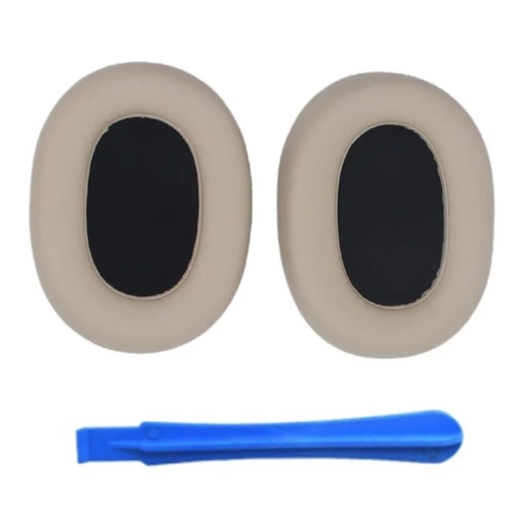 Pour Jabra Elite 85h 1 paire d'écouteurs Remplacement des coussinets d'oreille avec un levier - Marron