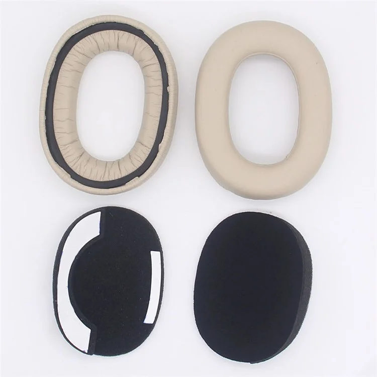 Pour Jabra Elite 85h 1 paire d'écouteurs Remplacement des coussinets d'oreille avec un levier - Marron
