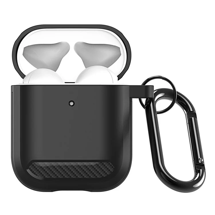 DUX DUCIS PECB Серия для Apple AirPods с зарядным чехлом (2016) / (2019) / AirPods с беспроводным зарядным чехлом (2019) TPU Чехол - Черный