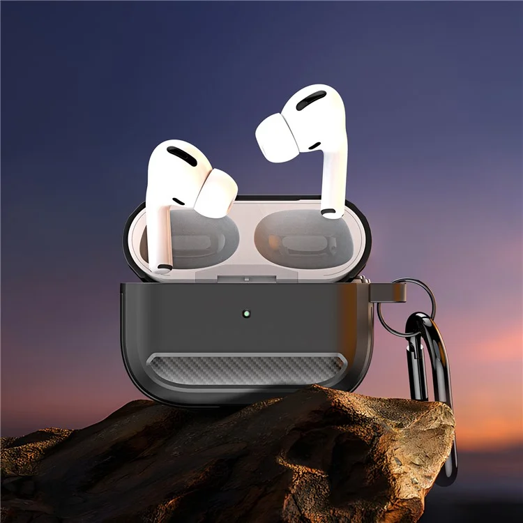 DUX DUCIS PECB Серия для Apple AirPods с зарядным чехлом (2016) / (2019) / AirPods с беспроводным зарядным чехлом (2019) TPU Чехол - Черный