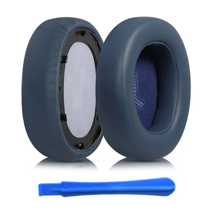 Para JBL EVEREST ELITE 750NC 1 par de almohadillas para auriculares de cuero de proteína + esponja - Azul
