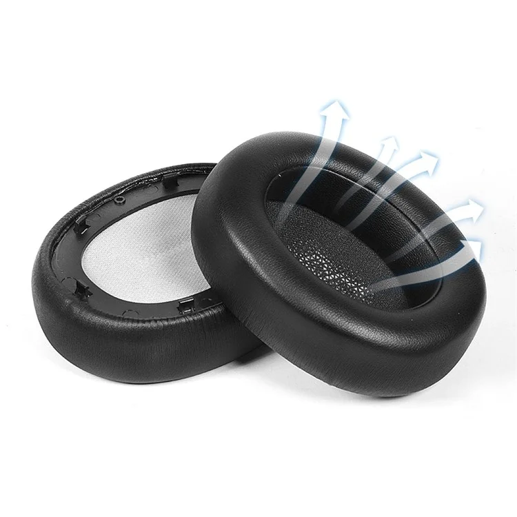 Para JBL EVEREST ELITE 750NC 1 par de almohadillas para auriculares de cuero de proteína + esponja - Azul