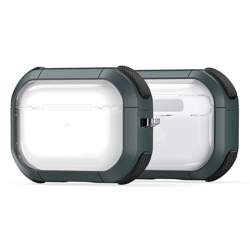 DUX DUCIS PECD Series for Apple AirPods Pro Protective Cover Portable Earphone Case - Blackish Green