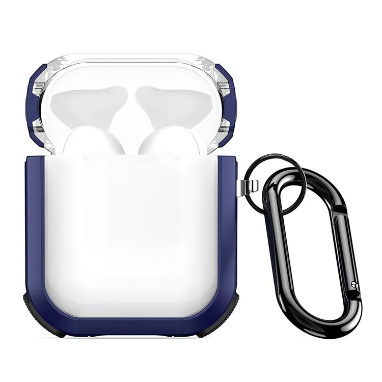 DUX DUCIS PECD-Serie für Apple AirPods mit Ladecase (2016) / (2019) / AirPods mit kabellosem Ladecase (2019) Schutzhülle - Navy Blau