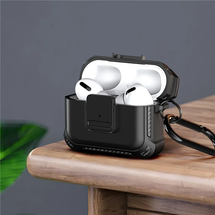 DUX DUCIS PECG Series para Apple AirPods Pro 2 Case TPU + PC Armor Earphone Cover Complete Protection - Army Green