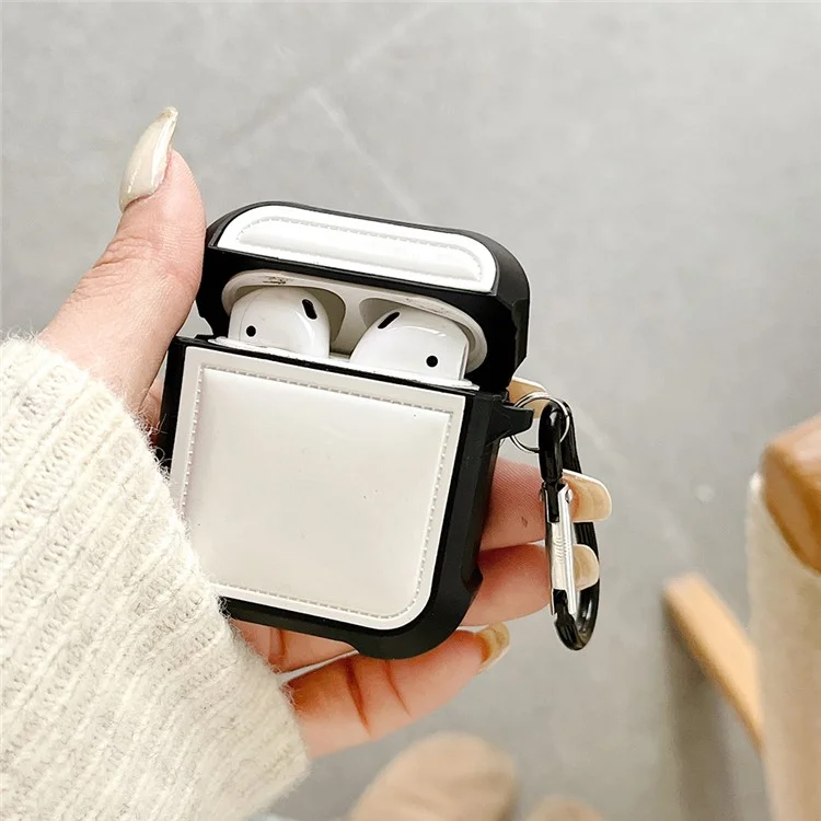 Чехол для наушников Earphone Sleeve для AirPods с зарядным чехлом (2016) / (2019) / AirPods с беспроводным зарядным чехлом (2019) TPU противоударная крышка - коричневый