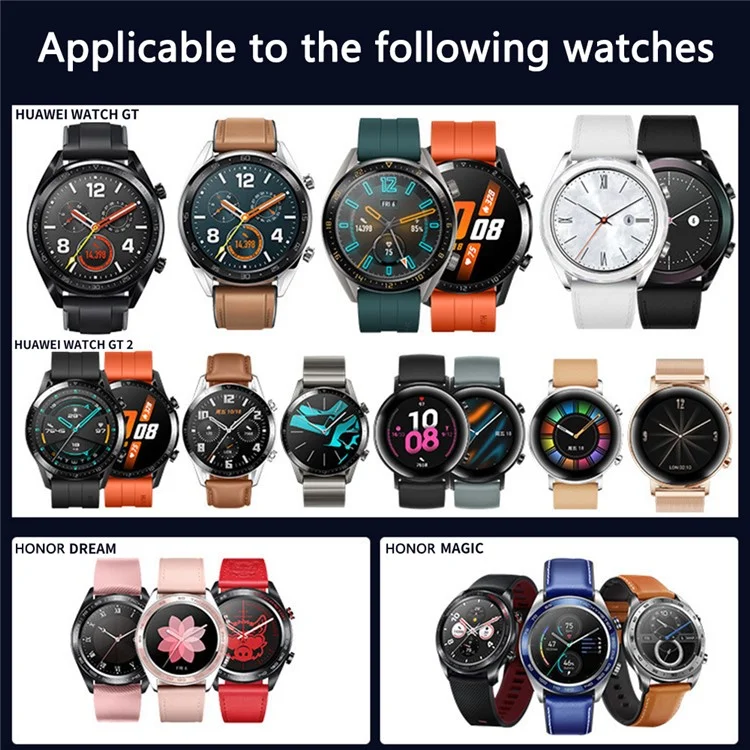 For Huawei Watch GT 2 Pro / GT 2 / GT2 Pro ECG Magnetic Smart Watch Charger with 60cm Cable - Black