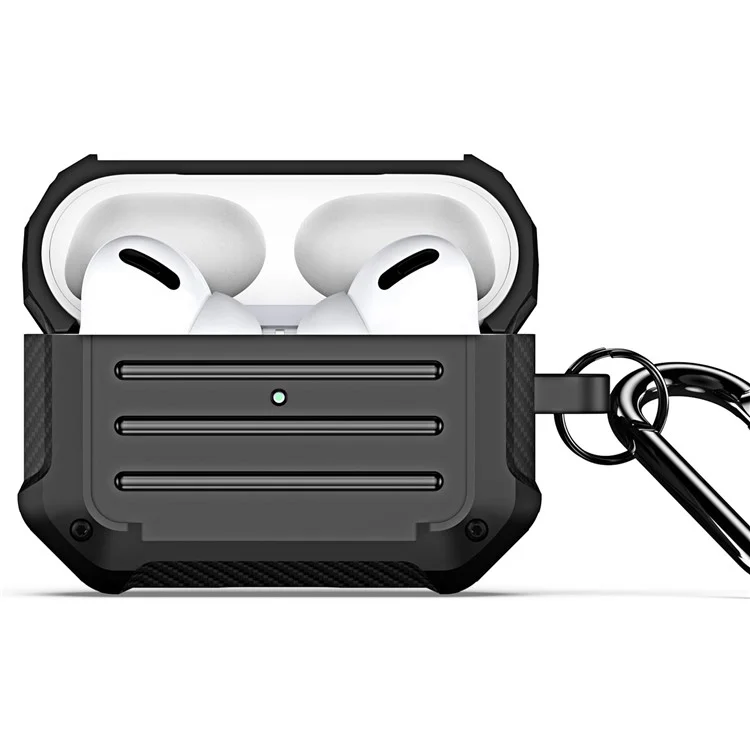 DUX DUCIS PECE Series pour étui de protection Apple AirPods Pro Earphone avec mousqueton - Noir