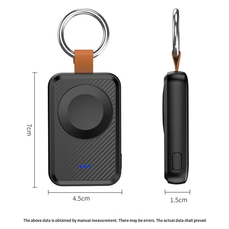 S1 2000мАч Магнитное беспроводное зарядное устройство для Apple Watch Mini Power Bank - белый
